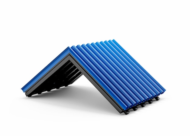 Țigla metalică pentru acoperișuri plate